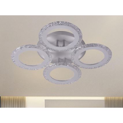 Πλαφονιέρα οροφής ντιμαριζόμενη LED LED/55W/230V 3000-6500K + τηλεχειριστήριο