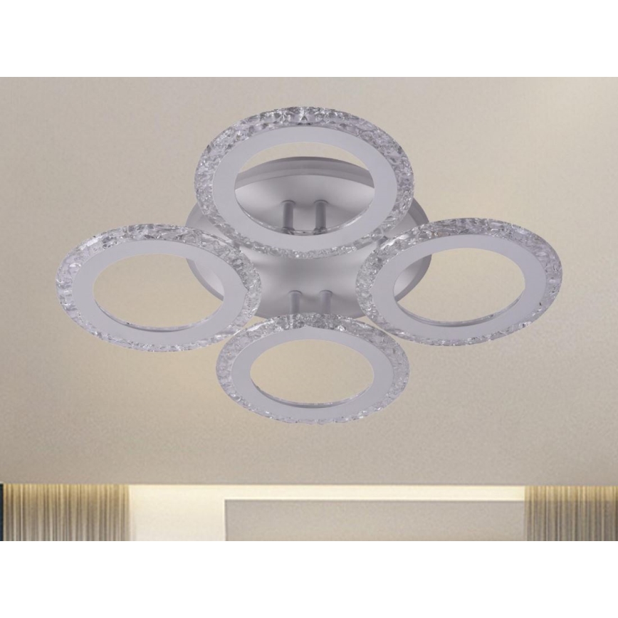 Πλαφονιέρα οροφής ντιμαριζόμενη LED LED/55W/230V 3000-6500K + τηλεχειριστήριο