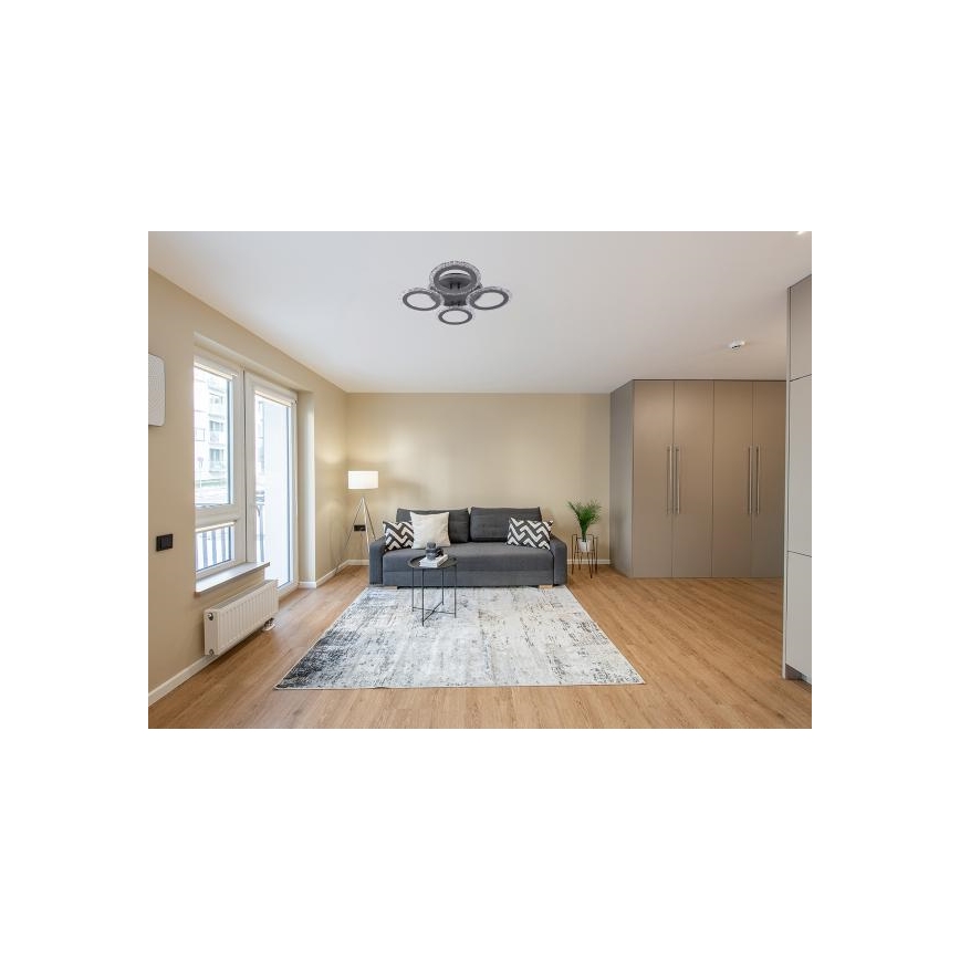 Πλαφονιέρα οροφής ντιμαριζόμενη LED LED/55W/230V 3000-6500K + τηλεχειριστήριο
