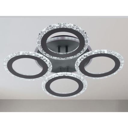 Πλαφονιέρα οροφής ντιμαριζόμενη LED LED/55W/230V 3000-6500K + τηλεχειριστήριο