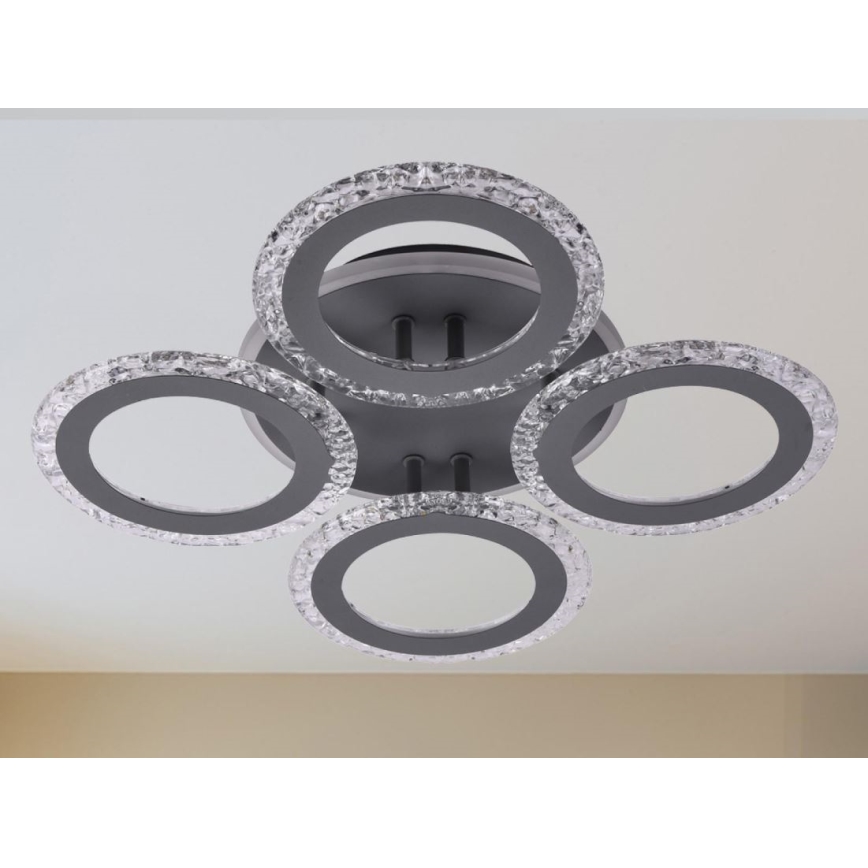 Πλαφονιέρα οροφής ντιμαριζόμενη LED LED/55W/230V 3000-6500K + τηλεχειριστήριο