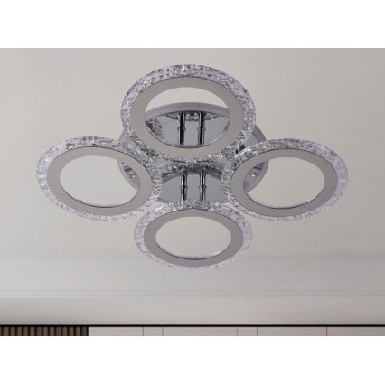 Πλαφονιέρα οροφής ντιμαριζόμενη LED LED/55W/230V 3000-6500K + τηλεχειριστήριο