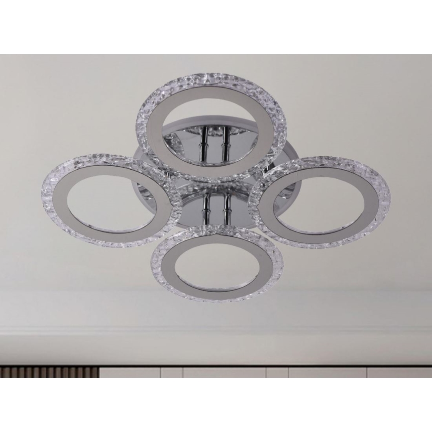 Πλαφονιέρα οροφής ντιμαριζόμενη LED LED/55W/230V 3000-6500K + τηλεχειριστήριο