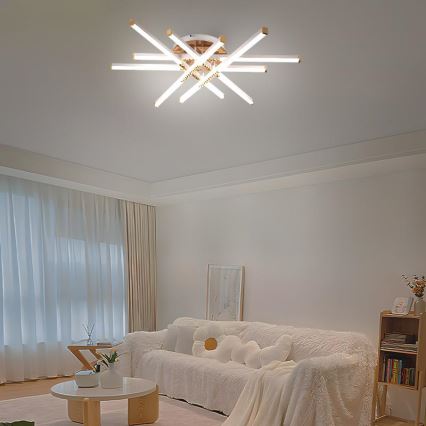 Πλαφονιέρα οροφής ντιμαριζόμενη LED LED/90W/230V 3000-6500K + τηλεχειριστήριο