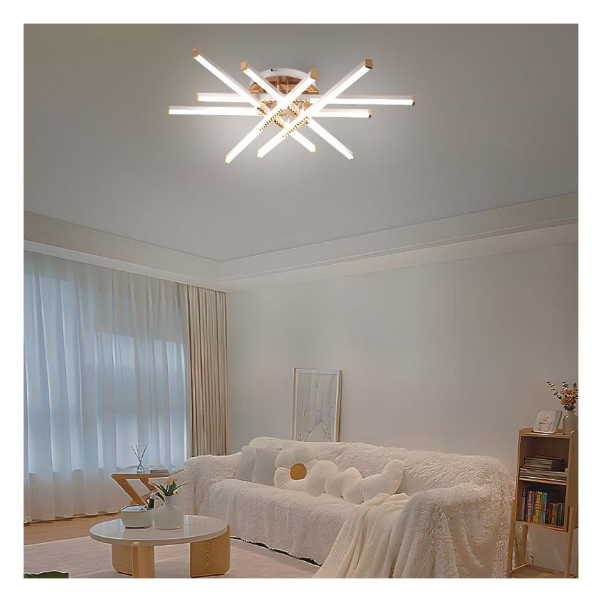 Πλαφονιέρα οροφής ντιμαριζόμενη LED LED/90W/230V 3000-6500K + τηλεχειριστήριο