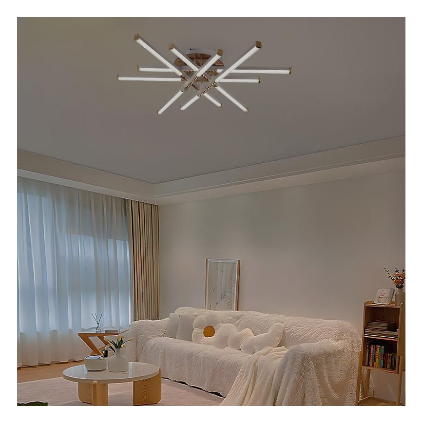Πλαφονιέρα οροφής ντιμαριζόμενη LED LED/90W/230V 3000-6500K + τηλεχειριστήριο