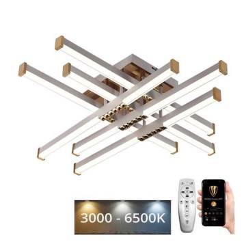 Πλαφονιέρα οροφής ντιμαριζόμενη LED LED/90W/230V 3000-6500K + τηλεχειριστήριο