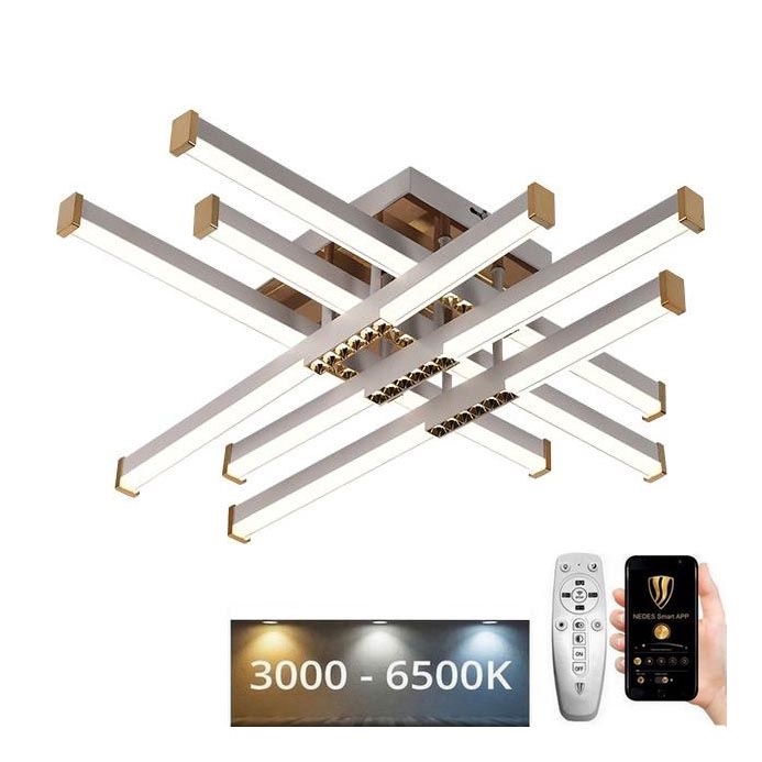 Πλαφονιέρα οροφής ντιμαριζόμενη LED LED/90W/230V 3000-6500K + τηλεχειριστήριο