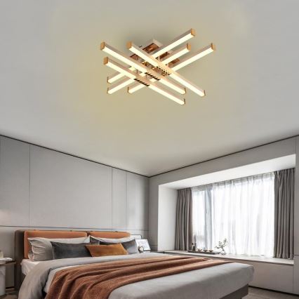 Πλαφονιέρα οροφής ντιμαριζόμενη LED LED/90W/230V 3000-6500K + τηλεχειριστήριο