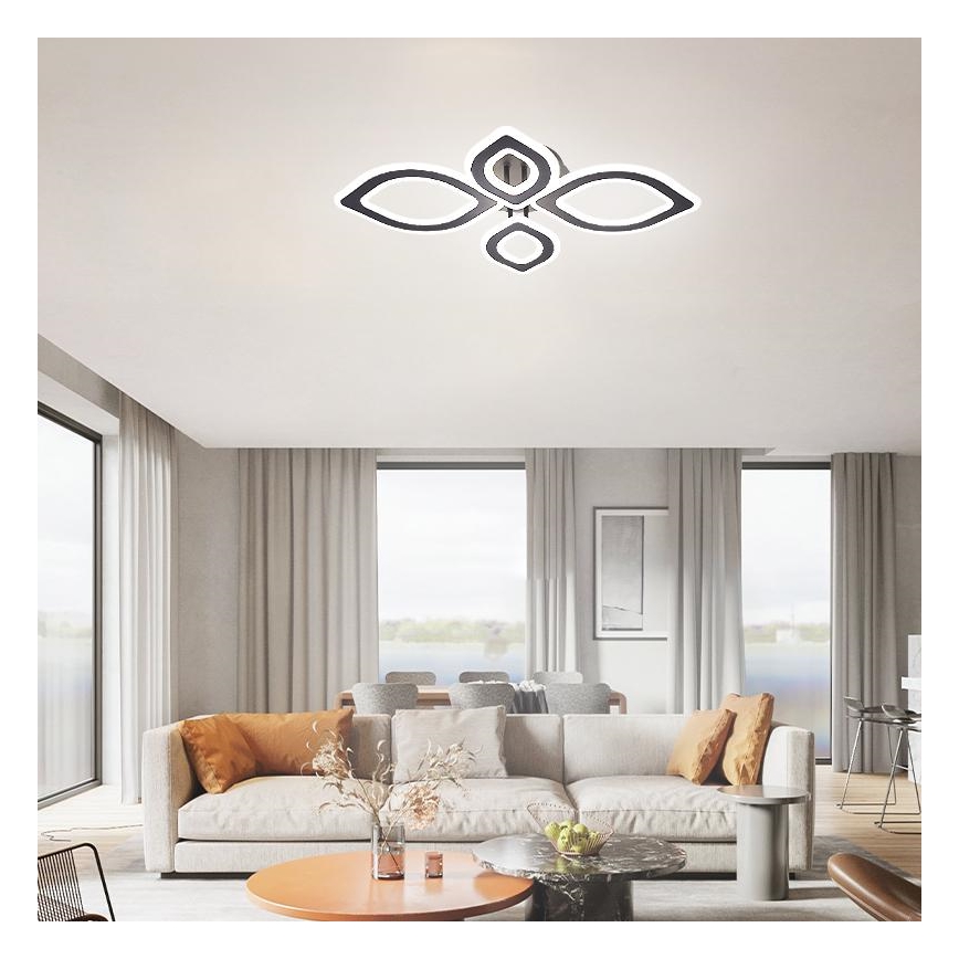 Πλαφονιέρα οροφής ντιμαριζόμενη LED LED/95W/230V 3000-6500K + τηλεχειριστήριο