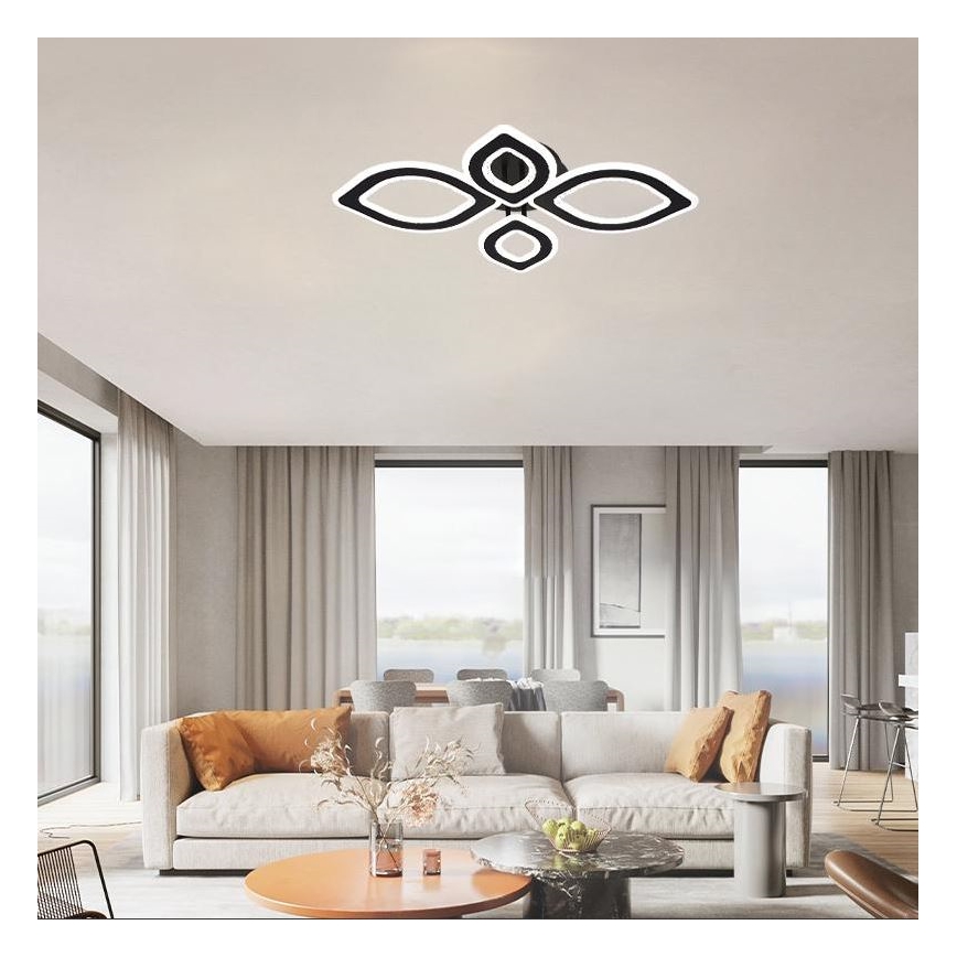 Πλαφονιέρα οροφής ντιμαριζόμενη LED LED/95W/230V 3000-6500K + τηλεχειριστήριο