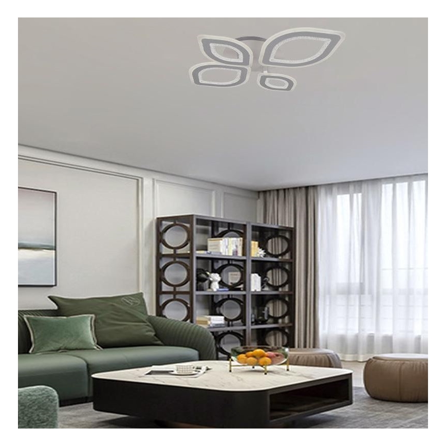 Πλαφονιέρα οροφής ντιμαριζόμενη LED LED/95W/230V 3000-6500K + τηλεχειριστήριο