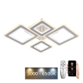 Πλαφονιέρα οροφής ντιμαριζόμενη LED LED/95W/230V 3000-6500K + τηλεχειριστήριο