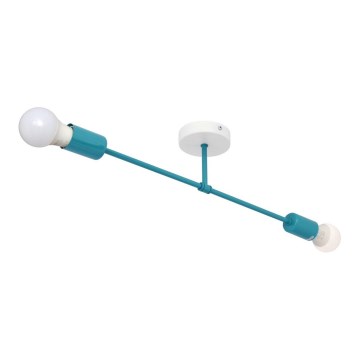 Πλαφονιέρα οροφής πολύφωτο CAMBRIDGE 2xE27/15W/230V μπλε