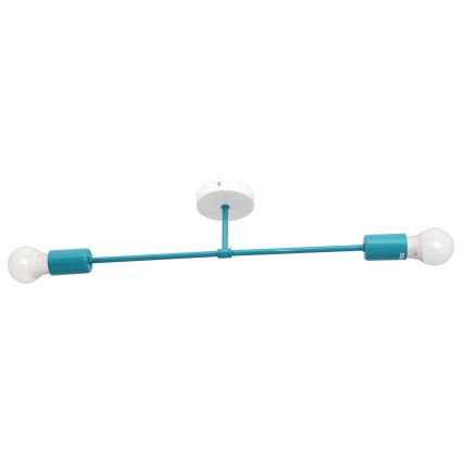 Πλαφονιέρα οροφής πολύφωτο CAMBRIDGE 2xE27/15W/230V μπλε