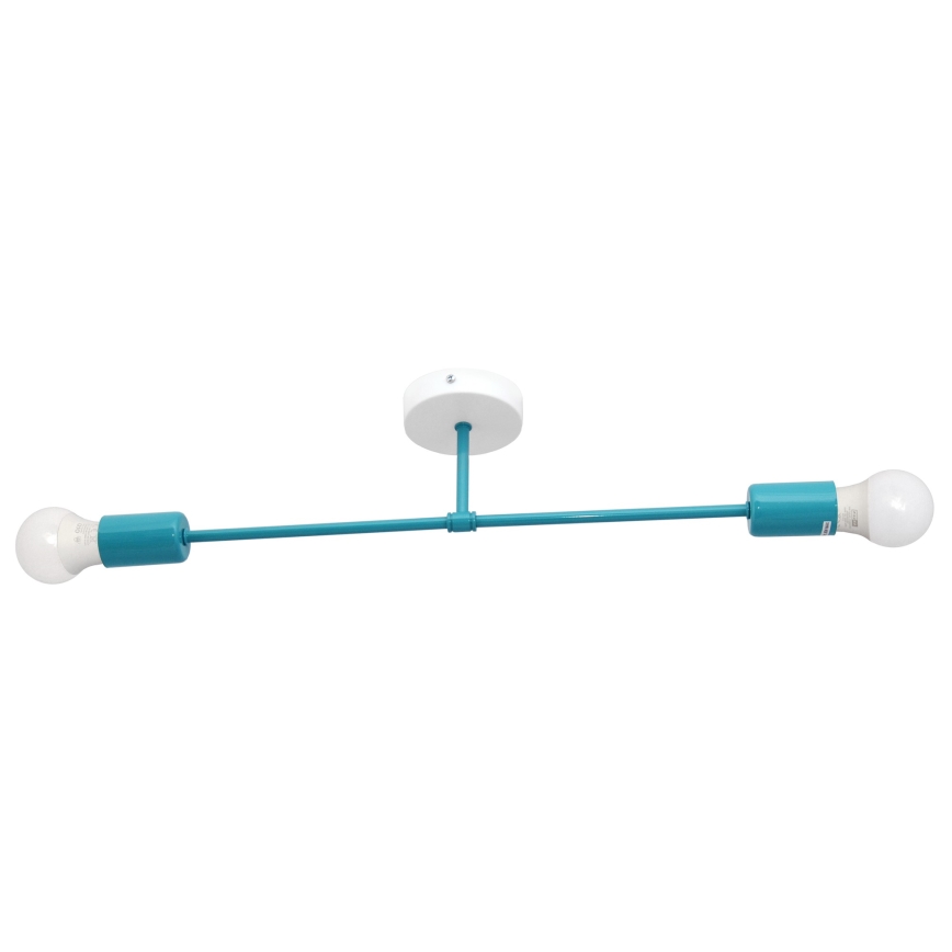 Πλαφονιέρα οροφής πολύφωτο CAMBRIDGE 2xE27/15W/230V μπλε