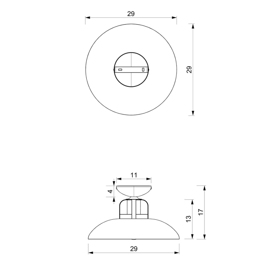 Πλαφονιέρα οροφής πολύφωτο FELIX 1xE27/60W/230V λευκό