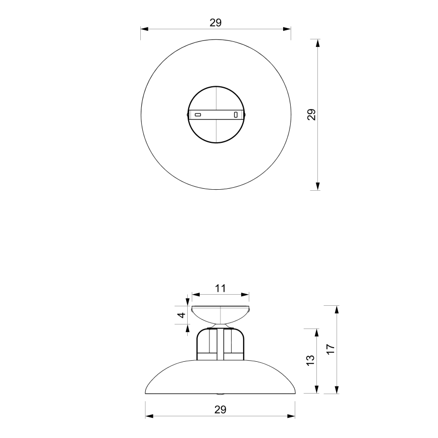 Πλαφονιέρα οροφής πολύφωτο FELIX 1xE27/60W/230V πράσινο
