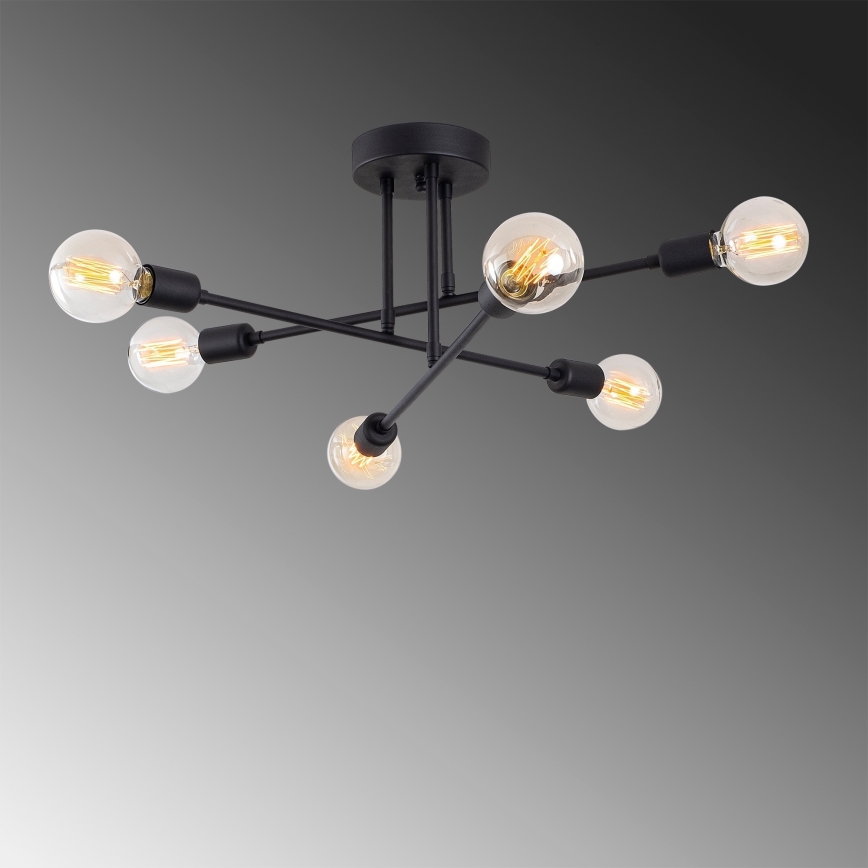 Πλαφονιέρα πολύφωτο FLOWER 6xE27/40W/230V