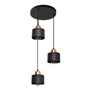 Πολύφωτο σε σχοινί EDISON 3xE27/15W/230V