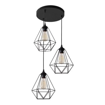 Πολύφωτο σε σχοινί KARO 3xE27/15W/230V