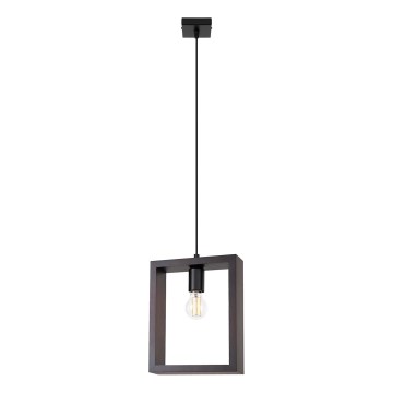Πολύφωτο με συρματόσχοινο ARIES 1xE27/15W/230V οξιά/βέγκε