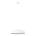 Πολύφωτο με συρματόσχοινο GINA 1xE27/15W/230V διάμετρος 38 cm λευκό