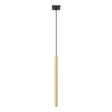 Πολύφωτο με συρματόσχοινο PASTELO 1xG9/8W/230V χρυσαφί