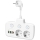 Πολύπριζο με διακόπτη LINEA 2x230V + 4xUSB A/C SCHUKO λευκό