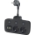 Πολύπριζο με διακόπτη LINEA 2x230V + 4xUSB A/C SCHUKO μαύρο