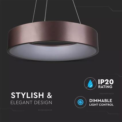 Πολύφωτο dimmer LED σε σχοινί 1xLED/20W/230V