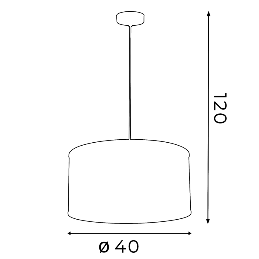 Πολύφωτο FELIX 1xE27/60W/230V μαύρο