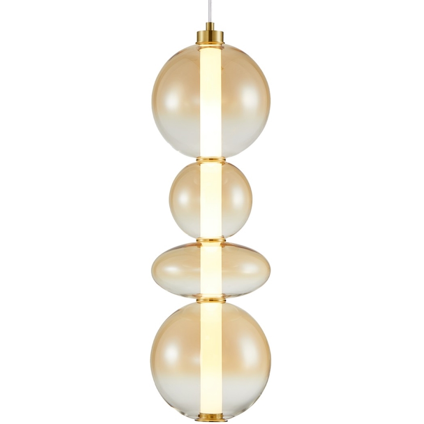 Πολύφωτο LED με συρματόσχοινο DAPHNE LED/36W/230V χρυσαφί