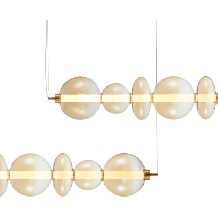 Πολύφωτο LED με συρματόσχοινο DAPHNE LED/40W/230V χρυσαφί