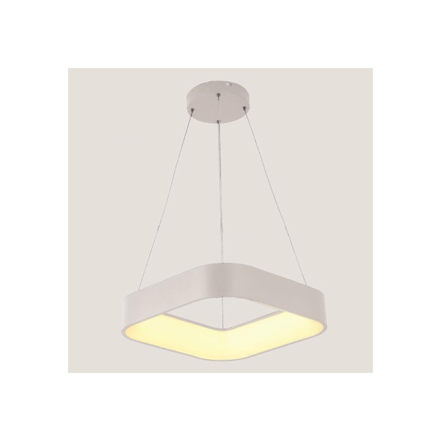 Πολύφωτο LED με συρματόσχοινο LED/30W/230V 3000K 45x45 cm λευκό