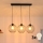 Πολύφωτο LED με συρματόσχοινο MERCURE 3xE27/15W/230V