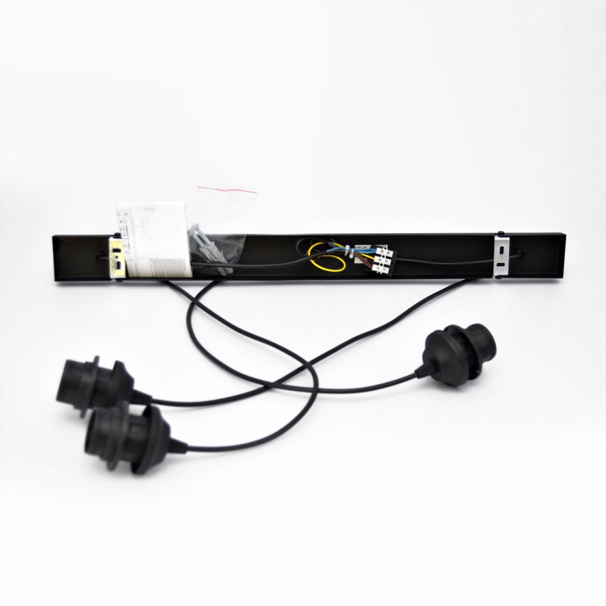 Πολύφωτο LED με συρματόσχοινο MERCURE 3xE27/15W/230V