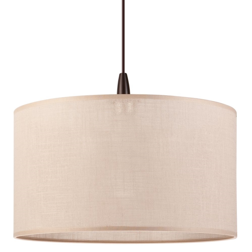 Πολύφωτο LED με συρματόσχοινο NOEL 1xE27/60W/230V μπεζ
