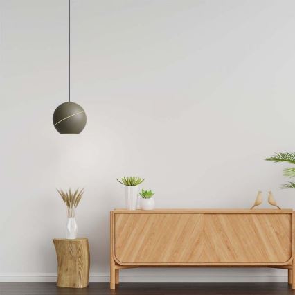 Πολύφωτο LED με συρματόσχοινο touch LED/8,5W/230V 3000K γκρι