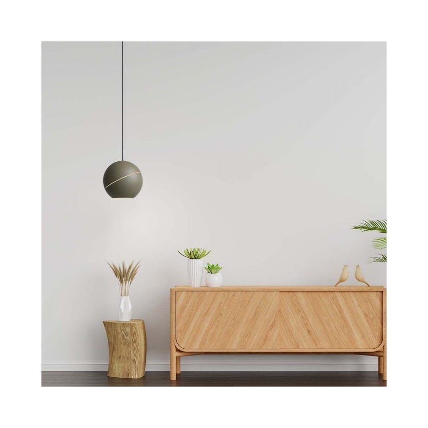 Πολύφωτο LED με συρματόσχοινο touch LED/8,5W/230V 3000K γκρι