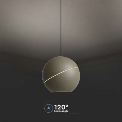 Πολύφωτο LED με συρματόσχοινο touch LED/8,5W/230V 3000K γκρι