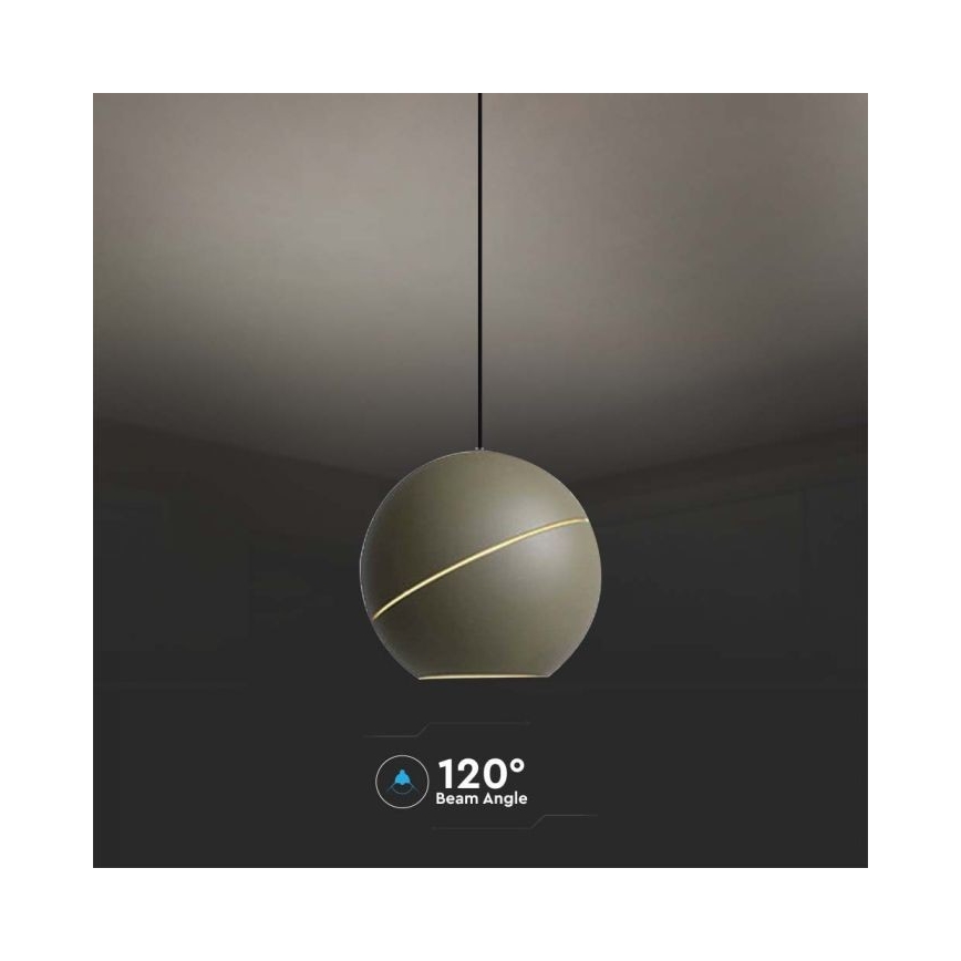 Πολύφωτο LED με συρματόσχοινο touch LED/8,5W/230V 3000K γκρι