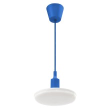 Πολύφωτο LED σε σχοινί ALBENE ECO 1xE27/24W/230V μπλε