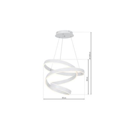 Πολύφωτο LED σε σχοινί ANDROMEDA LED/45W/230V