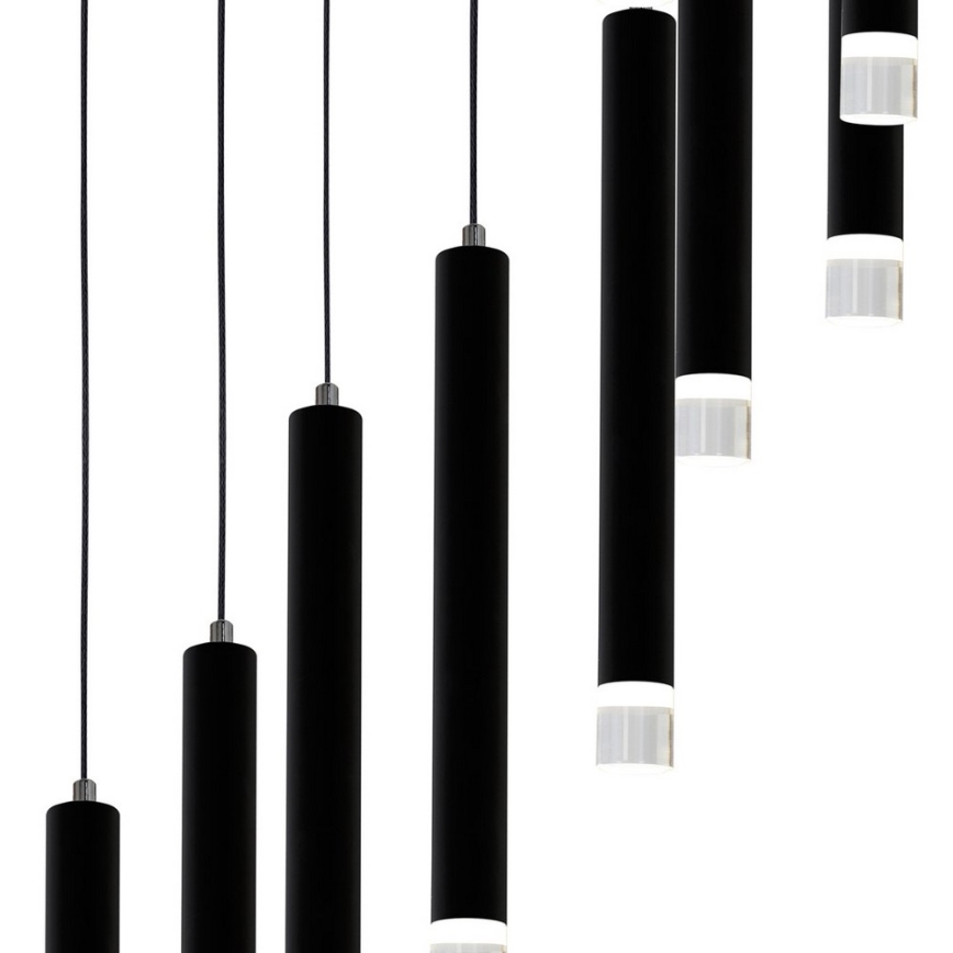 Πολύφωτο LED σε σχοινί CARBON 12xLED/12W/230V