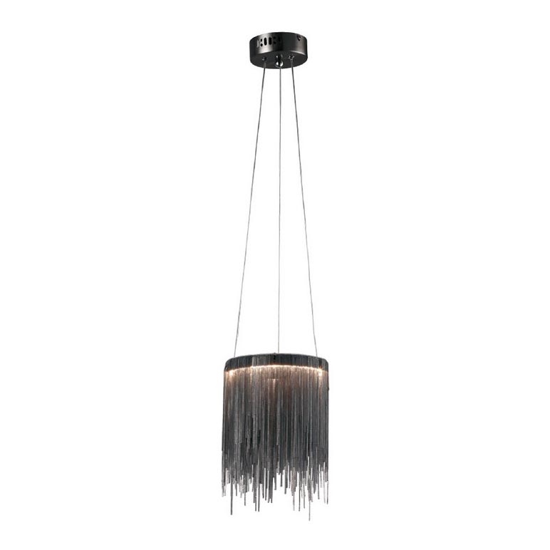 Πολύφωτο LED σε σχοινί CASCATA BLACK LED/18W/230V