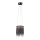 Πολύφωτο LED σε σχοινί CASCATA BLACK LED/18W/230V