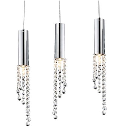 Πολύφωτο LED σε σχοινί DUERO 3xLED/3W/230V