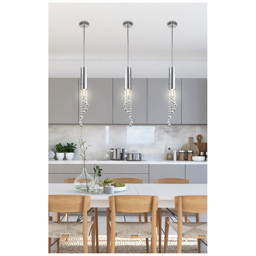 Πολύφωτο LED σε σχοινί DUERO LED/3W/230V