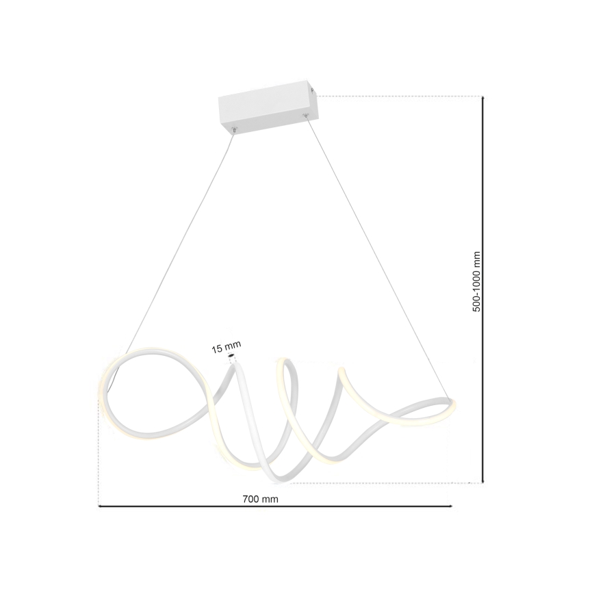 Πολύφωτο LED σε σχοινί LOCA LED/50W/230V
